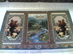 A rug designed by Hossein Ahmadi