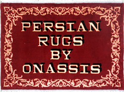 Sample logo on a rug