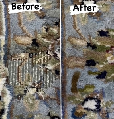Rug Moth Repairing - May 2023
