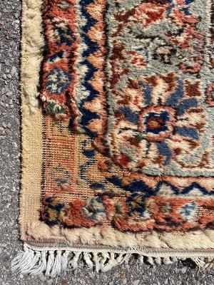 Corner Damage on Handmade Rug