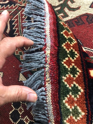 Rug fringes repair - ready
