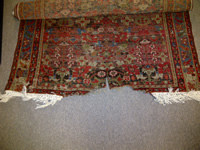 Rug Repairing - Before