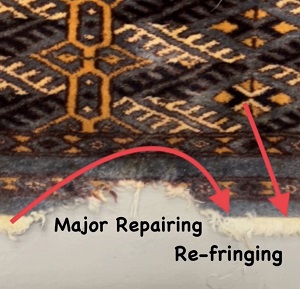 Rug Repairing and Re-fringing - Plan