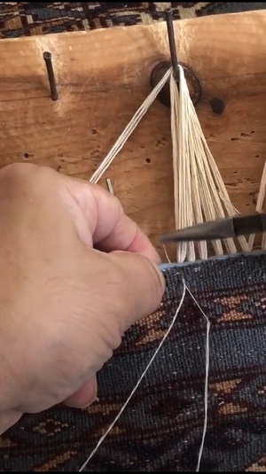 Rug Repairing and Re-fringing - Niddle Work